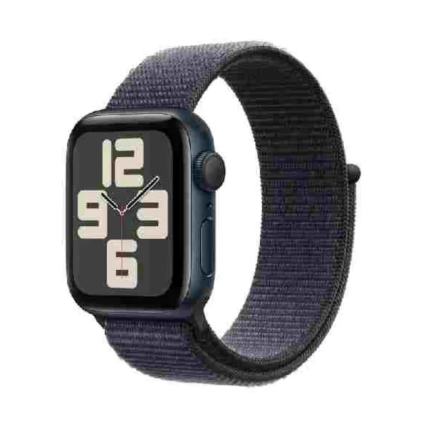 Apple Watch Series SE 2nd Gen GPS, 40mm Midnight Aluminium Case with Ink Sport Loop - Image 2