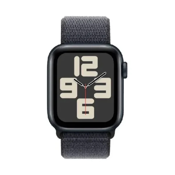 Apple Watch Series SE 2nd Gen GPS, 40mm Midnight Aluminium Case with Ink Sport Loop