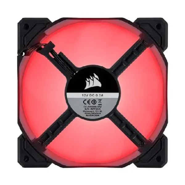 Corsair(CO-9050080-WW)AF120 LED 120mm Low Noise Cooling Fan Red LED - Image 3