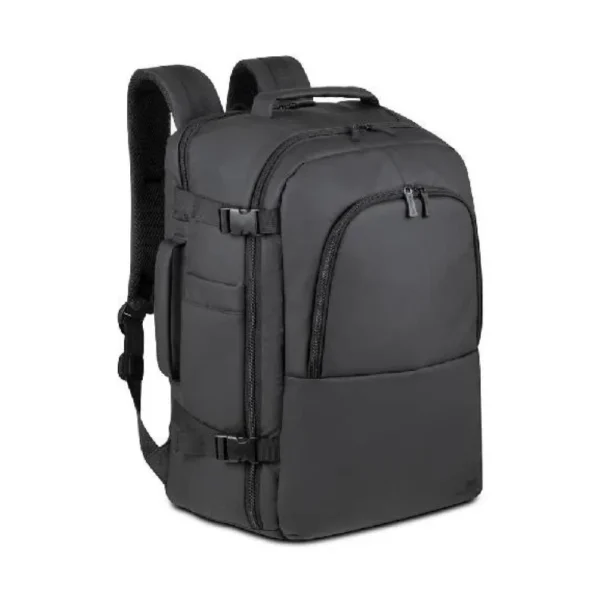 Rivacase 8465 Black Coated ECO Travel Laptop Backpack 17.3" - Image 2