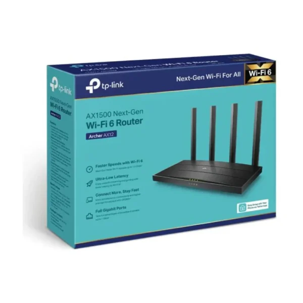 TP-Link Archer AX12 AX1500 Wi-Fi 6 Router - Image 2